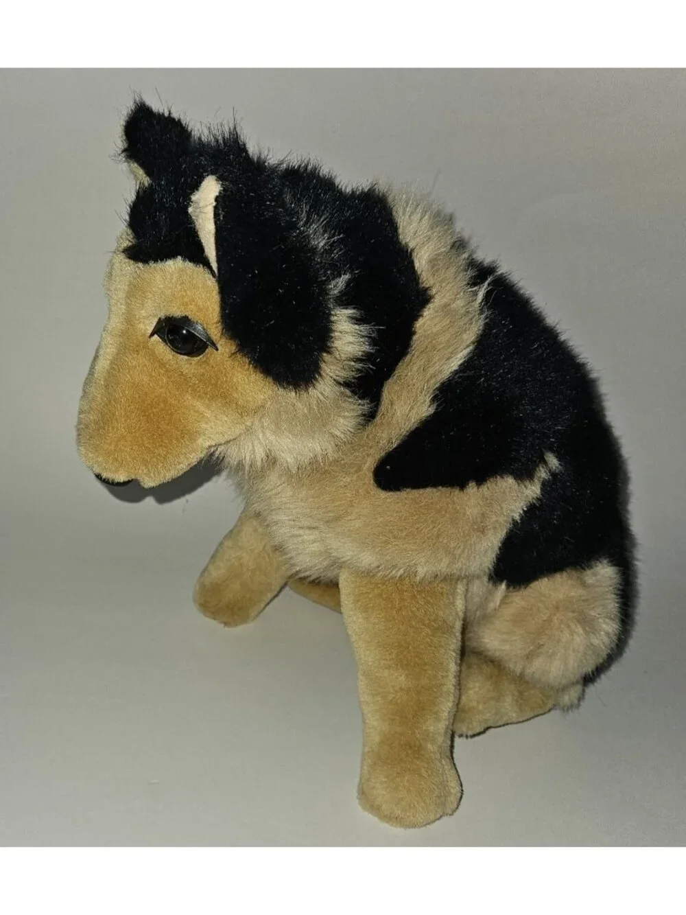 VTG 1992 Geoffrey Toys R Us Brown Black Dog Plush Realistic 11